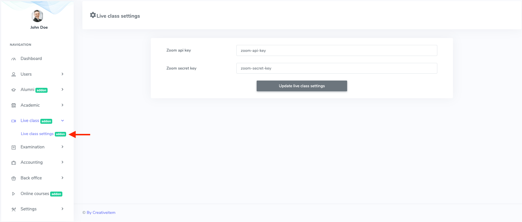 Introducing Admin Live Class Introducing Admin Live Class